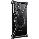 Metal Z Shape Frameless Design Bumper 360° Rotation Kickstand Aluminum Case For Samsung Galaxy 