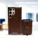 Premium PU Leather Card Holder Wallet Kickstand Case For Samsung Galaxy S25 Ultra S24 Ultra S23 Ultra