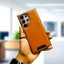 Premium PU Leather Card Holder Wallet Kickstand Case For Samsung Galaxy S25 Ultra S24 Ultra S23 Ultra
