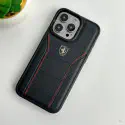Premium Scuderia Ferrari Leather and Ferrari Prancing Horse Logo Case For Iphone