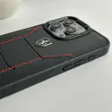 Premium Scuderia Ferrari Leather and Ferrari Prancing Horse Logo Case For Iphone