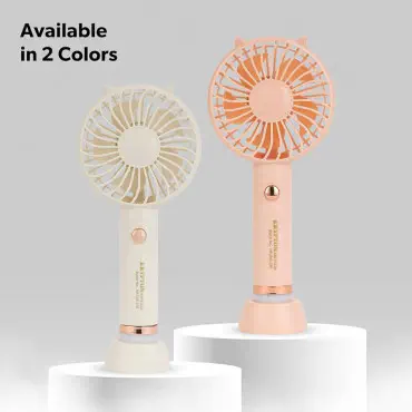 Portable Hand Fan with LED