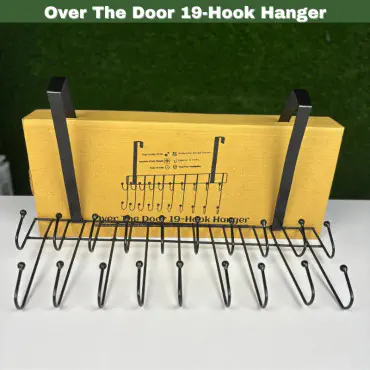 Over the door 19-hook shirt pant hanger