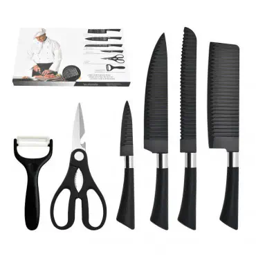 6 Pieces Kitchen Knife Set