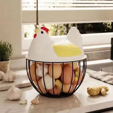 Chicken Design Egg Storage Basket