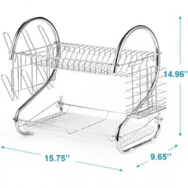 2 Layer Plate Storag...