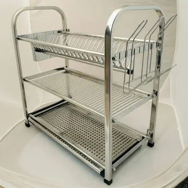 3 Layer Stainless Steel Dish Rack
