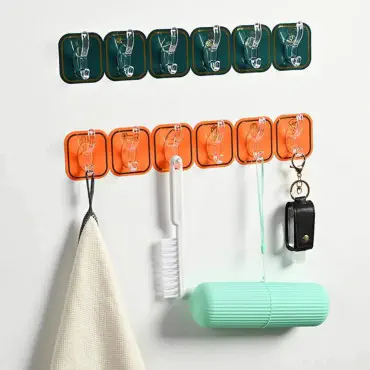 Six Raw Plastic Hook (2 set)
