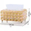 Premium Crystal Glass Tissue Box