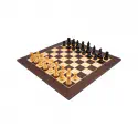 Chess Armory 15 inch Chess Set and Chess Clock Bundle