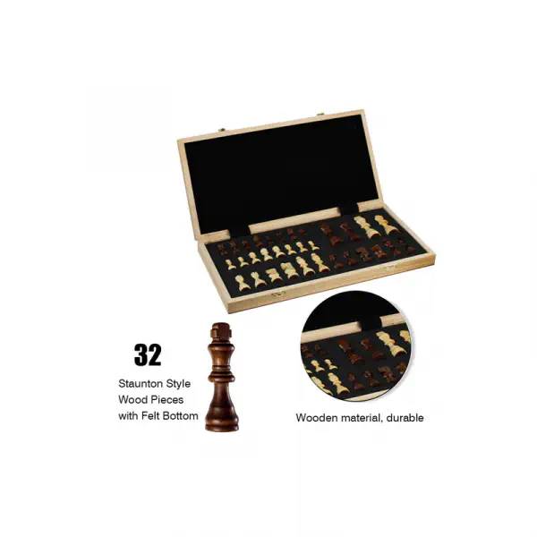 Chess Armory 15 inch Chess Set and Chess Clock Bundle