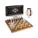 Chess Armory 15 inch Chess Set and Chess Clock Bundle
