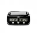 Chess Armory 15 inch Chess Set and Chess Clock Bundle