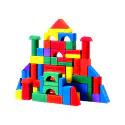100 Piece Wooden Block Set Baby Toys & Gifts for Ages 1 to 2