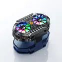 FS06 RGB Dual Turbo Mobile Cooler Gaming Semiconductor Phone Cooling Fan