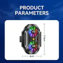 FS06 RGB Dual Turbo Mobile Cooler Gaming Semiconductor Phone Cooling Fan