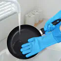 12-Inch Dishwashing Nitrile Gloves – Waterproof Kitchen Cleaning Gloves