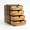 Top Chamber 4 Layer Medicine Organizer Box