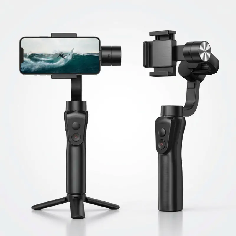S5B 3-Axis Handheld Stabilized Gimbal with Selfie Stick