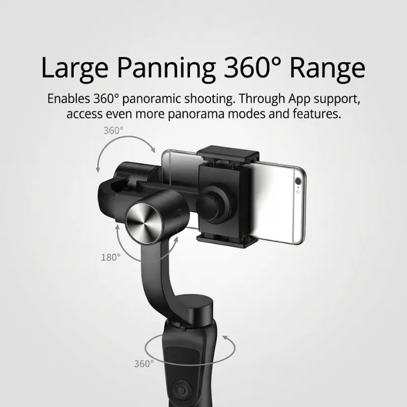 S5B 3-Axis Handheld Stabilized Gimbal with Selfie Stick