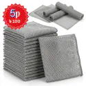 Silver Wire Cleaning Cloth, Steel Wire Dishwashing Cloth, Special Metal Wire Stain Removal Cleaning Cloth