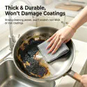 Silver Wire Cleaning Cloth, Steel Wire Dishwashing Cloth, Special Metal Wire Stain Removal Cleaning Cloth