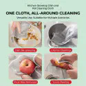 Silver Wire Cleaning Cloth, Steel Wire Dishwashing Cloth, Special Metal Wire Stain Removal Cleaning Cloth
