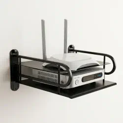 Two-Layer Wall Wi-Fi Router Stand
