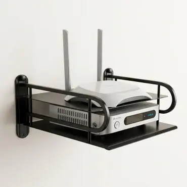 Two-Layer Wall Wi-Fi Router Stand