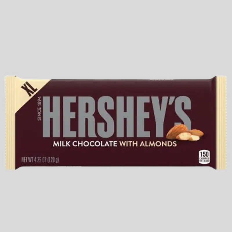 HERSHEY'S ALMOND XL BAR 4.25OZ