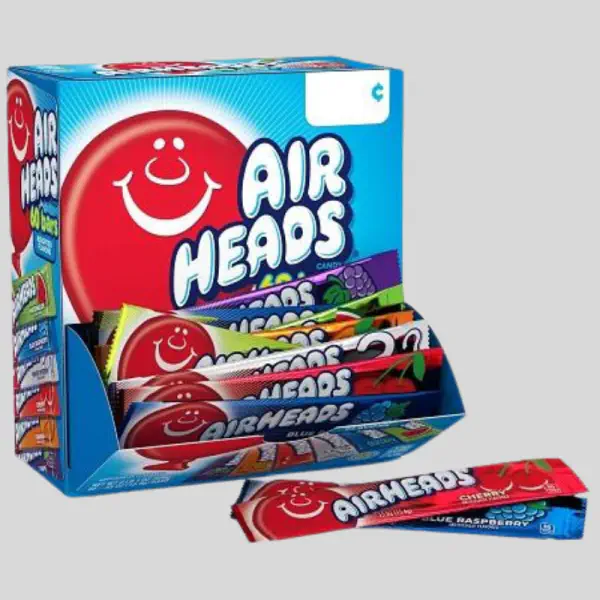 AIRHEADS ASST. GRAVITY FEED 60CT (33OZ)