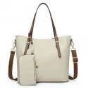 Ladies Tote Bag { Off White Color }