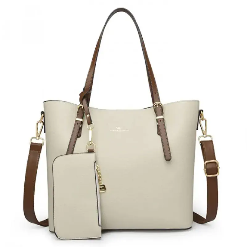 Ladies Tote Bag { Off White Color }