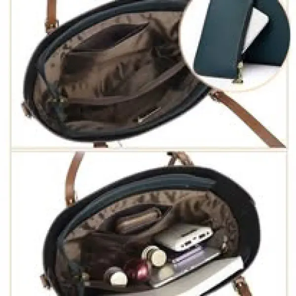 Ladies Tote Bag { Black Color }