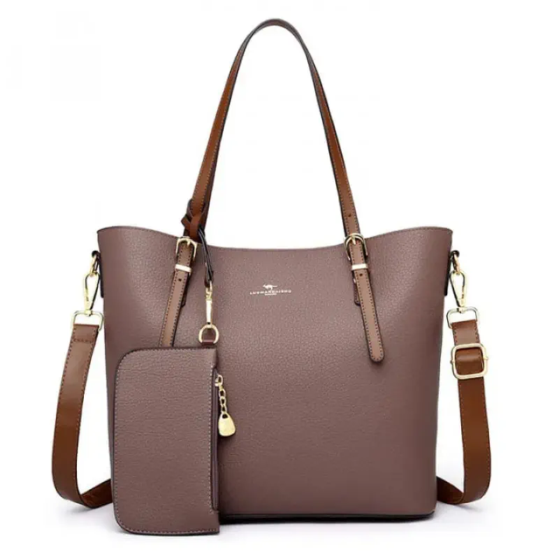 Ladies Tote Bag { Onion Color }