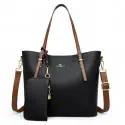 Ladies Tote Bag { Black Color }