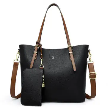 Ladies Tote Bag { Black Color }
