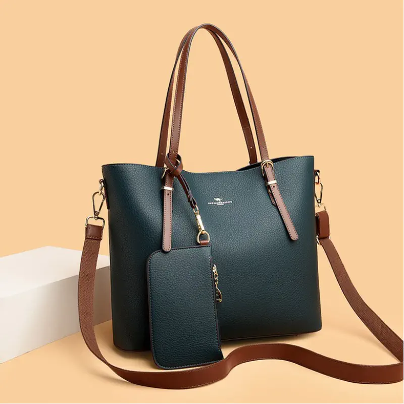 Ladies Tote Bag { Navy blue color }