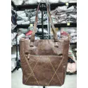 Women Shoulder Bag Coffee color