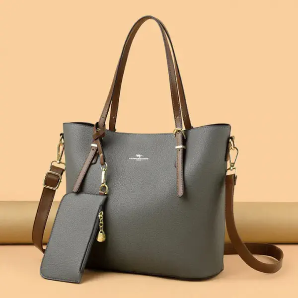 Ladies Tote Bag { Gray Color }