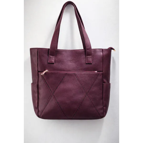Women Shoulder Bag maroon color