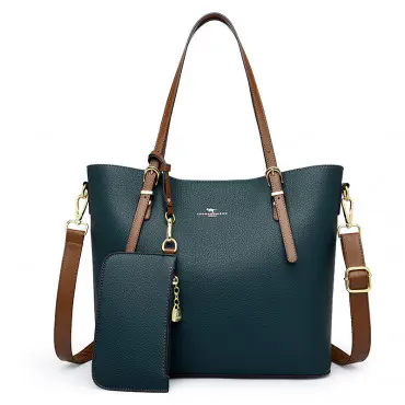 Ladies Tote Bag { Navy blue color }