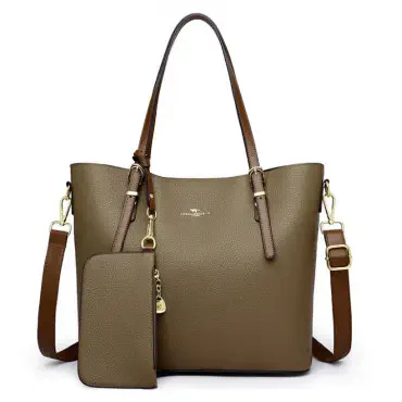 Ladies Tote Bag { Olive Color }