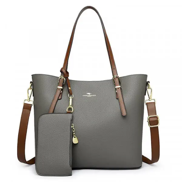 Ladies Tote Bag { Gray Color }